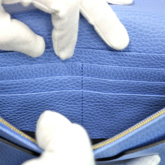 GUCCI Shoulder Bag Marmont Chain Blue Ladies - Picture 10 of 10